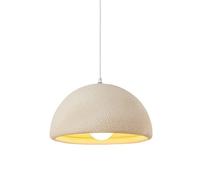 XYBZJP Paralume per lampada a sospensione in resina semicircolare, lampadario a soffitto in stile moderno semplice, lampada a sospensione a testa singola a vite E27, lampade per camera da letto con is