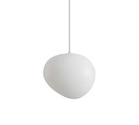 XYBZJP Paralume per lampadario in PE a forma di ciottolo, apparecchi di illuminazione a testa singola con base E27, lampada a sospensione a soffitto in stile creativo nordico, lampada a sospensione pe