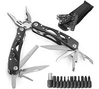 XYDESIGN 24 in 1 pinze Multi utensile Pieghevoli, Multi utensile in Acciaio Inossidabile Coltellino Svizzero Cacciavite a pinze Utensili da Alpinismo Multifunzionale per Campeggio, Sopravvivenza