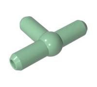 XYEIUGO GDS-1053 4697 Connettore pneumatico a T, Verde sabbia, 50 pezzi | Compatibile con mattoncini LEGO. Componenti MOC per i principali marchi edili, corrispondenza coerente dei colori.