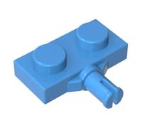 XYEIUGO GDS-1065 21445 Piastra perno laterale 2x1, Blu medio, 50 pezzi | Blu medio. Compatibile con mattoncini LEGO. Componenti MOC per i principali marchi edili, corrispondenza coerente dei colori