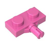 XYEIUGO GDS-1065 21445 Piastra perno laterale 2x1, Rosa scuro, 50 pezzi | Rosa scuro. Compatibile con mattoncini LEGO. Componenti MOC per i principali marchi edili, corrispondenza coerente dei colori
