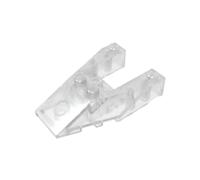 XYEIUGO GDS-1066 6153 Cuneo inclinato 4x6, Trasparente incolore, 10 pezzi | Compatibile con mattoncini LEGO. Componenti MOC per i principali marchi edili, corrispondenza coerente dei colori. GDS-1066.