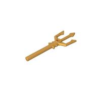 XYEIUGO GDS-M4342 Accessori Tridente 10 Pezzi compatibile con Grandi Marche 87753 Componenti MOC in Grossa Quantità Classico Colore:Or perlé 297