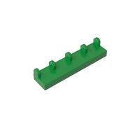 XYEIUGO GDS-M439 Cerniera 1x4 Piastra di Cerniera con 5 Artigli sul Lato 10 Pezzi compatibile con Grandi Marche Componenti MOC in Grossa Quantità Classico Colore Vert