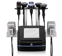 XYEJL 7 in 1 Macchina Dimagrante Corpo Professionale 40K Dispositivo Radiofrequenza Viso e Corpo, per Cellulite Rimozione Bruciare Il Grasso, Ultrasuoni Viso Antirughe Antietà