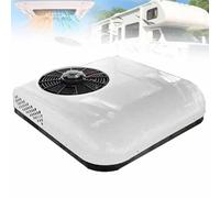XYEJL Condizionatore d'Aria 12v/24v Dc/Condizionatore Ultrasottile da Tetto Cooling Only per Auto è Applicabile a Minivan, Veicoli, Case, Camion, Veicoli Agricoli, Escavatori,White-24V