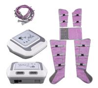 XYEJL Dispositivo di Drenaggio Linfatico per Terapia A Pressione su Tutto Il Corpo, Massaggiatore per Tutto Il Corpo, 16 Airbag, 3 Livelli di Intensità, Aiuta A Eliminare La Stanchezza