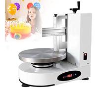 XYEJL Macchina per Glassare Torta Compleanno, Livellatore Torte, Decorazione Crema, Spatola Lisciare, Raschietto Torte Regolabile, Strumenti Torte Compleanno Forno,White-220V