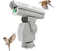 XYEJL Repellente Automatico a Laser Uccelli Rotazione 360°per Piccioni & Storni modalità Crociera Automatico, Controllo Via App Pioggia Intensa, Protegge Edifici Storici/Parchi Eolici,A