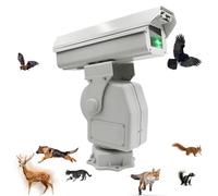 XYEJL Repellente Uccelli Laser Rotazione Completa 360°, Impermeabile, Storni modalità Crociera Automatico Controllo Via App per Aeroporti, Fattorie, Aree 300m²,A
