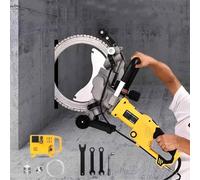 XYEJL Scanalatore Elettrico per Muri,Sega Calcestruzzo da 8000W,con Lama Diamantata per Muratura,Sega da Taglio,Taglio Senza Polvere per Tagliare Cemento,Pietra,Mattoni,Tegole,CuttingDepth30cm