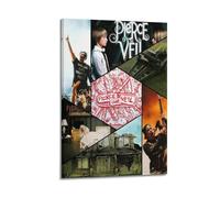 XYEMLZCC Poster decorativo da parete con album Pierce The Veil, stampa artistica su tela, poster decorativo moderno per camera da letto, 30 x 45 cm