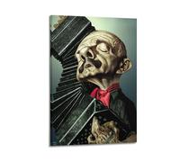 XYEMLZCC Poster decorativo da parete con Astor Piazzolla, stampa artistica da parete in stile moderno, per camera da letto, per camera da letto, 50 x 75 cm