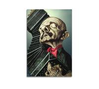 XYEMLZCC Poster decorativo da parete con Astor Piazzolla, stampa artistica su tela, poster decorativo moderno, per camera da letto, per camera da letto, 60 x 90 cm
