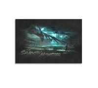 XYEMLZCC Poster decorativo da parete con il mostro dell'ombra, stampa artistica su tela, poster decorativo moderno, per camera da letto, 40 x 60 cm
