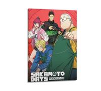 XYEMLZCC SAKAMOTO DAYS - Poster decorativo da parete a tema anime, stampa su tela, poster decorativo moderno, per camera da letto, per camera da letto, 60 x 90 cm