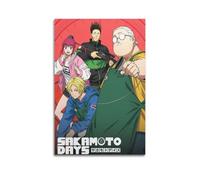 XYEMLZCC SAKAMOTO DAYS - Poster decorativo da parete a tema anime, stampa su tela, poster decorativo moderno, per camera da letto, per camera da letto, 60 x 90 cm
