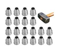 xyensy - Kit di cunei per mazza | Set cunei - Utensili per l'installazione di cunei, cunei con manico rotondo, cunei in acciaio conico per proposte di da carpentiere