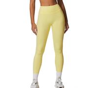 XYFfybhsd Donna Push Up Fared Leggings Pantaloni Yoga Palestra Fitness Danza Casual (Size:S,Color:Giallo)