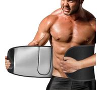 XYFfybhsd Fascia Addominale Dimagrante Addominale Uomo Cintura Regolabile Bruciatore Calorico Effetto Sauna (Size:M,Color:Nero)