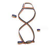 XYFfybhsd Uomo Elastica Body Chest Harness Imbracatura Cintura Pettorale Vincolanti Corpo Petto Harness per Costume di Halloween (Size:Taglia unica,Color:Arcobaleno)