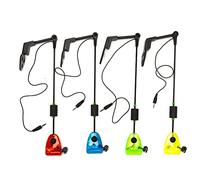 XYFGODEM Set di swingers per pesca alla carpa, con illuminazione a LED, 4 pezzi, custodia con cerniera