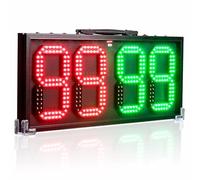 XYFGODEM Tavola LED di ricambio per arbitro, 60 cm, impermeabile, display elettronico, cambio giocatore, tempo lesioni, batteria integrata, partite di calcio, segnali rossi verdi, ad alta visibilità