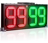 XYFGODEM Tavola LED di ricambio per arbitro di calcio, 60 cm, display elettronico, tempo lesioni, impermeabile, batteria al litio ricaricabile, per partite, allenamento e competizioni (60 x 26 cm)