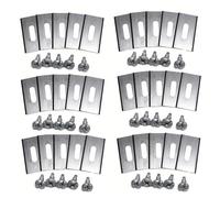 XYFGSBHQ 18/30Pcs Replacement Blades ，Compatible for Husqvarna ，Automower 310, 420, 315X, 430X, 305 - Robotic Lawn Mower Cutting System(18pcs Silver)