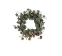 XYFGSBHQ Artificial Christmas Vine Hanging Flowers for Wall Decoration Rattan Fake Plants Leaves Garland Romantic Wedding Home Decoration(Pine Garland 40cm)