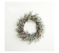 XYFGSBHQ Artificial Christmas Vine Hanging Flowers for Wall Decoration Rattan Fake Plants Leaves Garland Romantic Wedding Home Decoration(Garland 42cm)