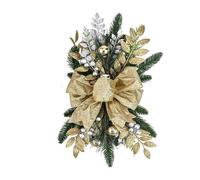 XYFGSBHQ Ghirlanda Decorativa for Scale Natalizie Fai da Te, Decorazione for Interni ed Esterni con Accessorio Decorativo, Accessorio for Travestimenti serali(Gold,2pcs)