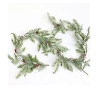 XYFGSBHQ Ghirlanda Decorativa Natalizia, Ghirlanda da Appendere, Bacche Rosse Artificiali, pigne, Vite, Festa di Nozze, Camino, Scale, Ornamento, Regalo(C,1pcs)