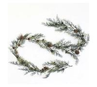 XYFGSBHQ Ghirlanda Decorativa Natalizia, Ghirlanda da Appendere, Bacche Rosse Artificiali, pigne, Vite, Festa di Nozze, Camino, Scale, Ornamento, Regalo(B,2pcs)