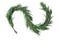 XYFGSBHQ Ghirlande di Natale da 180 cm, ghirlande di Pino Norfolk, Piante Artificiali, Finta vegetazione rampicante for la Decorazione della tavola di casa, Feste di Natale e Festival.(1 PCS)