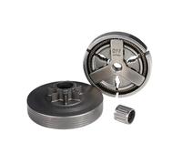 XYFGSBHQ Kit Tamburo Frizione + Coperchio Frizione + Cuscinetto ad Aghi, Compatibile con Motosega 4500 5200 5800 45cc 52cc 58cc Ricambi for Motosega