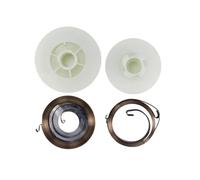 XYFGSBHQ Puleggia di avviamento Facile for Motosega elettrica da 3 Pezzi con 2 Molle, Adatta for Motosega 4500 5200 5800 45cc 52cc 58cc, Pezzi di Ricambio for Motosega