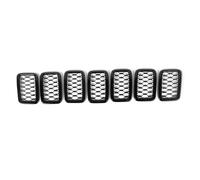 XYghzh Griglia Radiatore per Jeep Grand Cherokee 2017-2021, Griglia Anteriore Auto Paraurti Anteriore Pannello Centrale Griglia Superiore,A