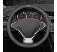 XYHHQ Coprivolante Auto per Citroen C3 2009-2013, Antiscivolo Traspirante Copertura Volante Copri Volante Durevole Decorazione Accessori,O Shape-Normal