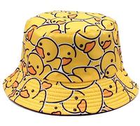 XYIYI Simpatico cappello alla pescatora da spiaggia, cappelli da pescatore per donne, uomini, ragazze adolescenti, Anatra in gomma, Taglia unica
