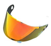 XYJTC Motociclo Visiera di ricambio for casco YMATSGEQ FF358. Visiera for casco da moto con protezione UV compatibile con LS2 FF358 FF396 (oro)(Revo Deep Red)