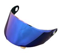 XYJTC Motociclo Visiera di ricambio for casco YMATSGEQ FF358. Visiera for casco da moto con protezione UV compatibile con LS2 FF358 FF396 (oro)(Blue)