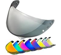 XYJTC Motociclo Visiera di ricambio HJ-34P for casco HJC C10. Protezione UV for casco da moto compatibile con HJC C10 (trasparente)(Light Black)