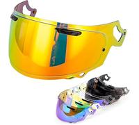 XYJTC Motociclo Visiera for casco da moto for ARAI RX7X / XD NE0 VX GX, visiera antivento e antigraffio, accessori di ricambio for for for guida turismo, oro B(E Tea Red)