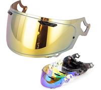 XYJTC Motociclo Visiera for casco da moto for ARAI RX7X / XD NE0 VX GX, visiera antivento e antigraffio, accessori di ricambio for for for guida turismo, oro B(B Gold)