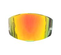 XYJTC Motociclo Visiera for casco, TTC Shield for KYT TT Course for da moto Protezione UV Parabrezza Accessori ad alta resistenza (solo for uso diurno)(Revo Deep Red-day Use Only)