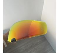 XYJTC Motociclo Visiera HJ20M for HJC HJ20M C70,FG-17,FG-ST,IS-17 Visiera protettiva UV Casco Moto (Argento - for il giorno)(Deep Red-for Day)