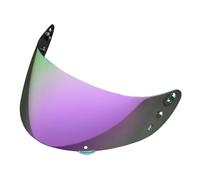 XYJTC Motociclo Visiera IC04 for ICON Airframe Pro, Airform, Airmada, accessori for casco da moto Iridium (nero intenso - for il giorno)(Deep Purple-for Day)