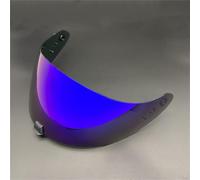 XYJTC Motociclo Visiera protettiva for casco R420, protezione UV, parabrezza, accessori for casco integrale (trasparente)(Revo Deep Blue)